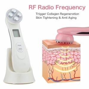 Skinstrument – 5 in 1 RF EMS LED Light Therapy For Facial Acne & Skin Tightening